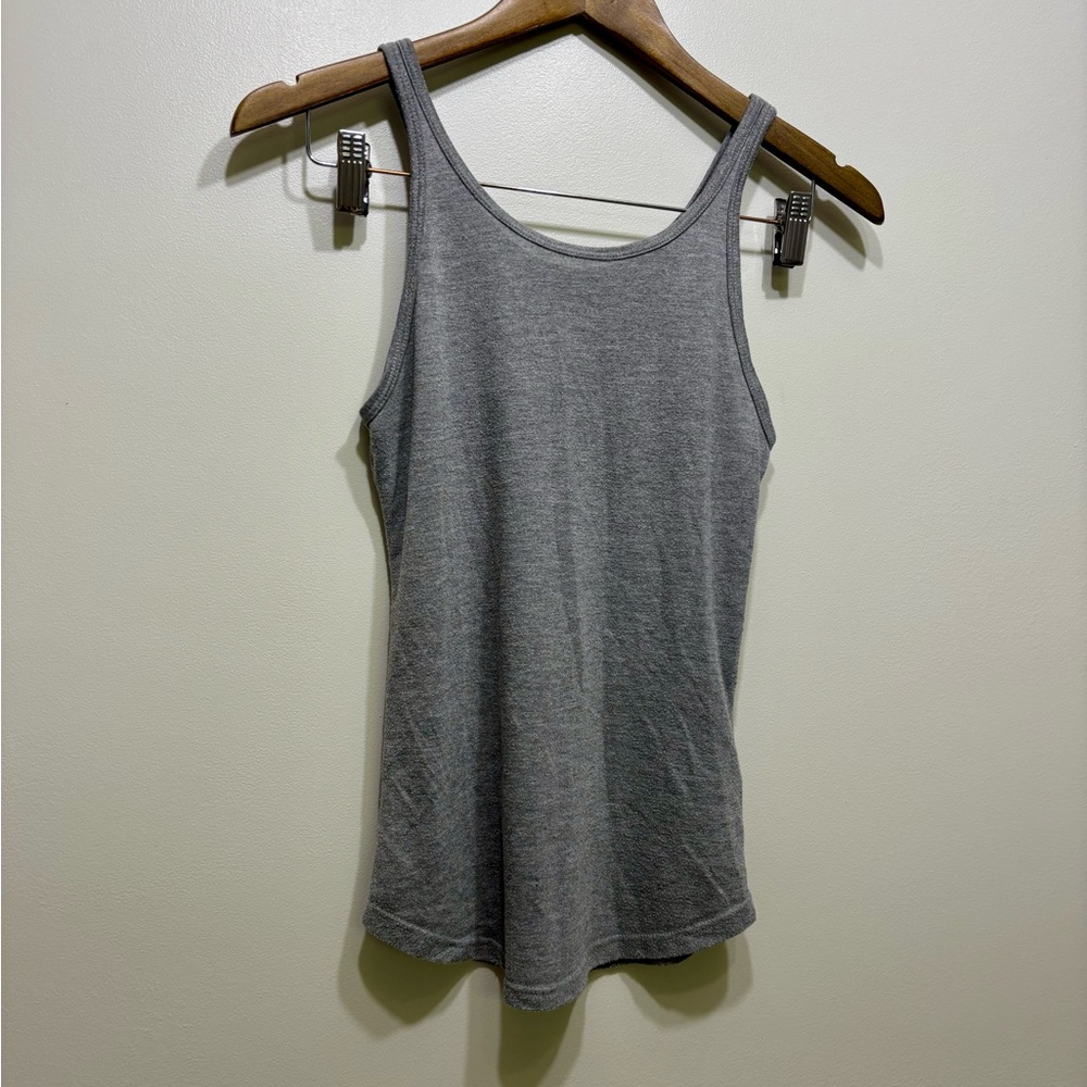 ✨$8 CLEAR-OUT✨ Topshop Casual Classic Comfy Fitted Camisole Tank Top Shirt Grey